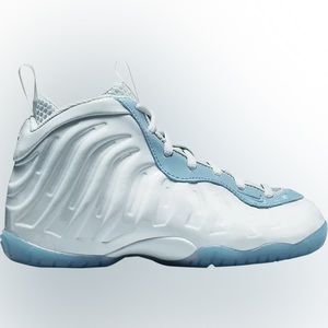 Nike Kids Sneakers - White and Light Blue